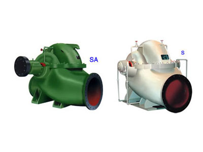 SA, S type single stage double suction horizontal open centrifugal pump